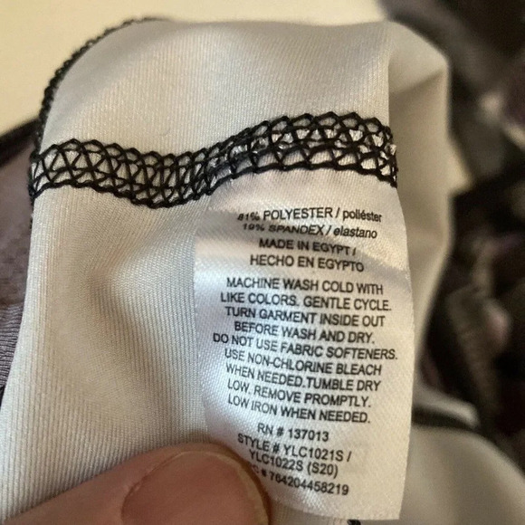 Marika Sport Multicolor Abstract Print Capri Leggings Yoga Women’s Size Small - Picture 8 of 8